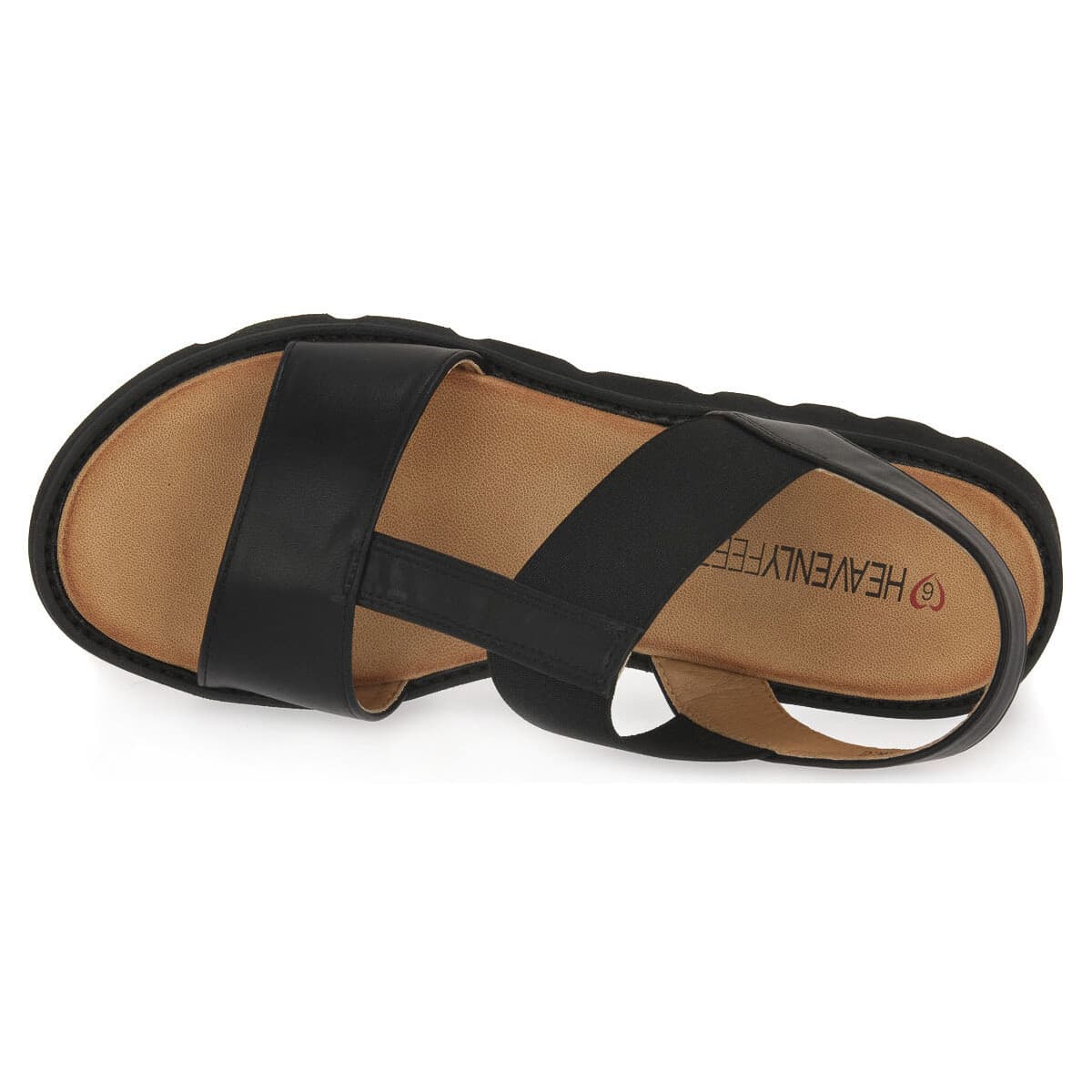 Women's Platforms Heavenly Feet Black