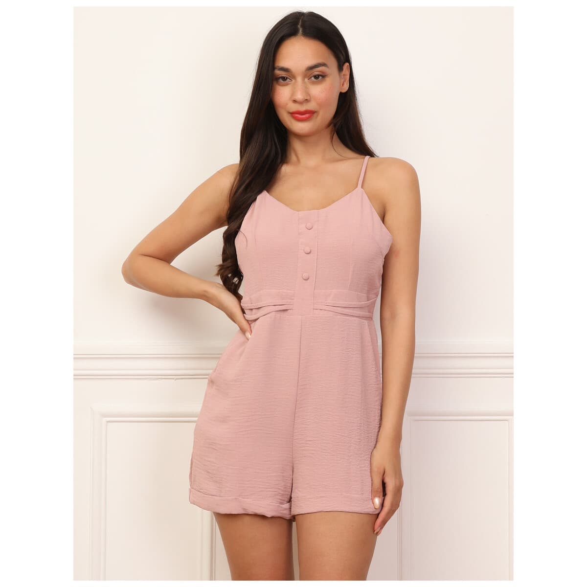 Women's Jumpsuits La Modeuse Beige