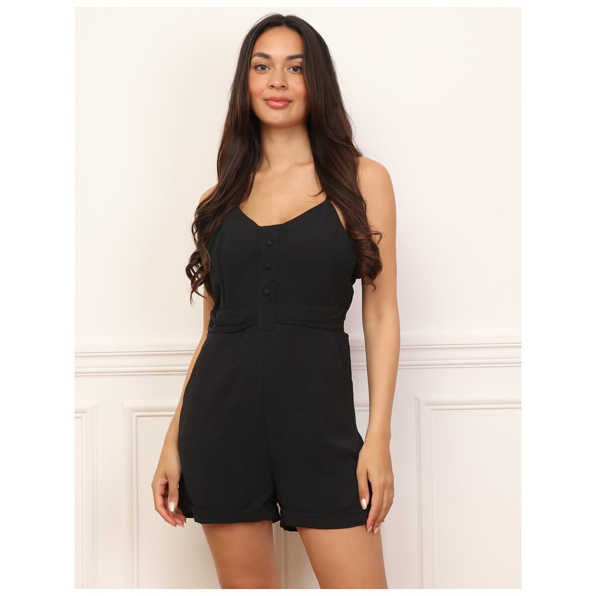 Women's Jumpsuits La Modeuse Black