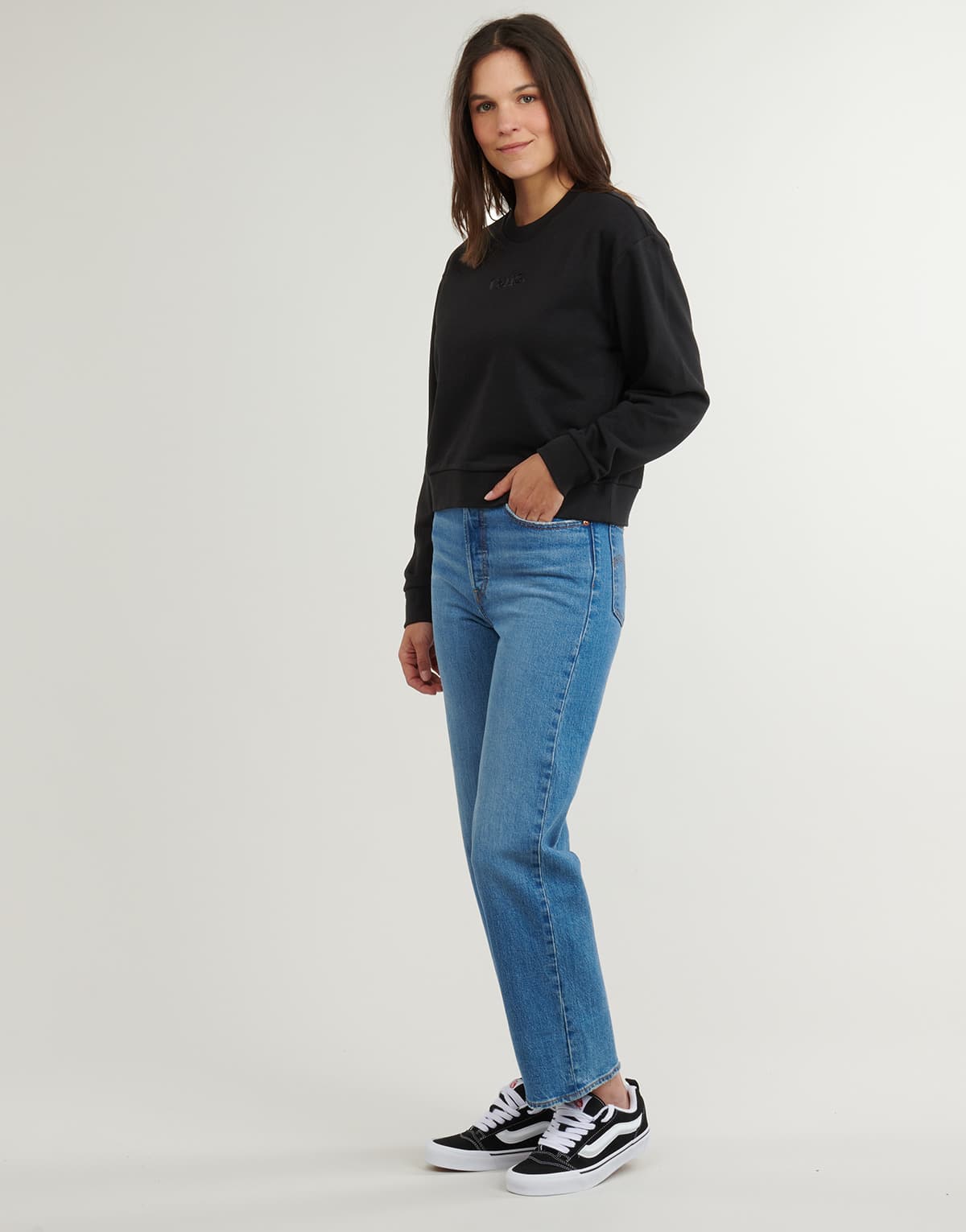 Women's Sports T-Shirts Vans Black