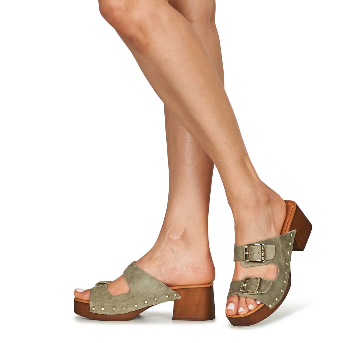 Women's Mules JB Martin Khaki