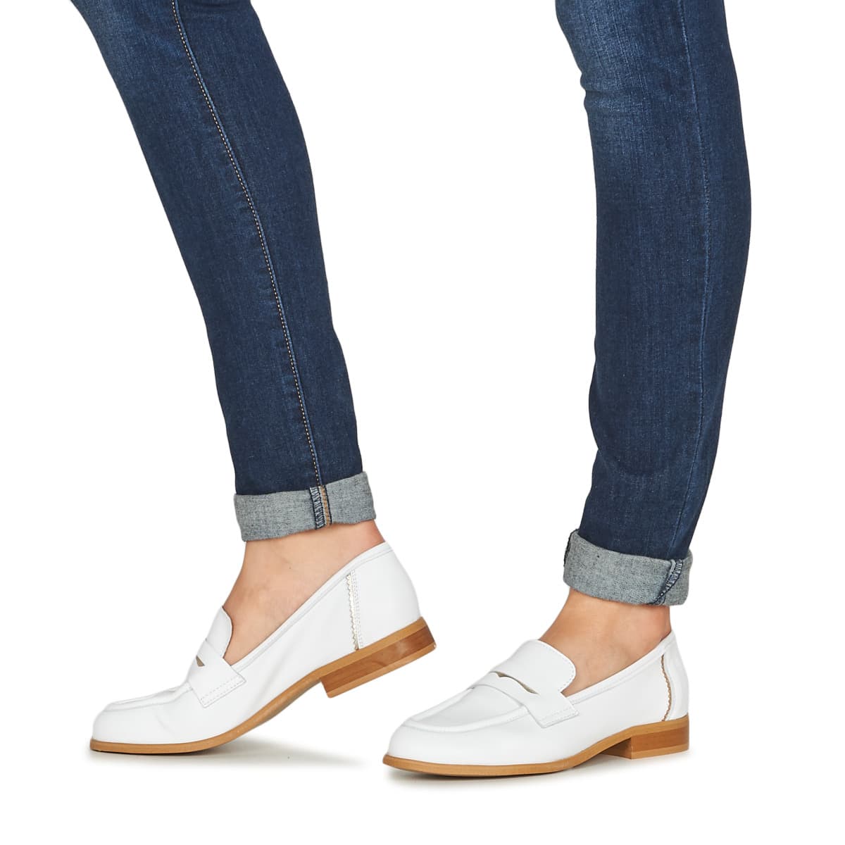 Women's Loafers JB Martin White