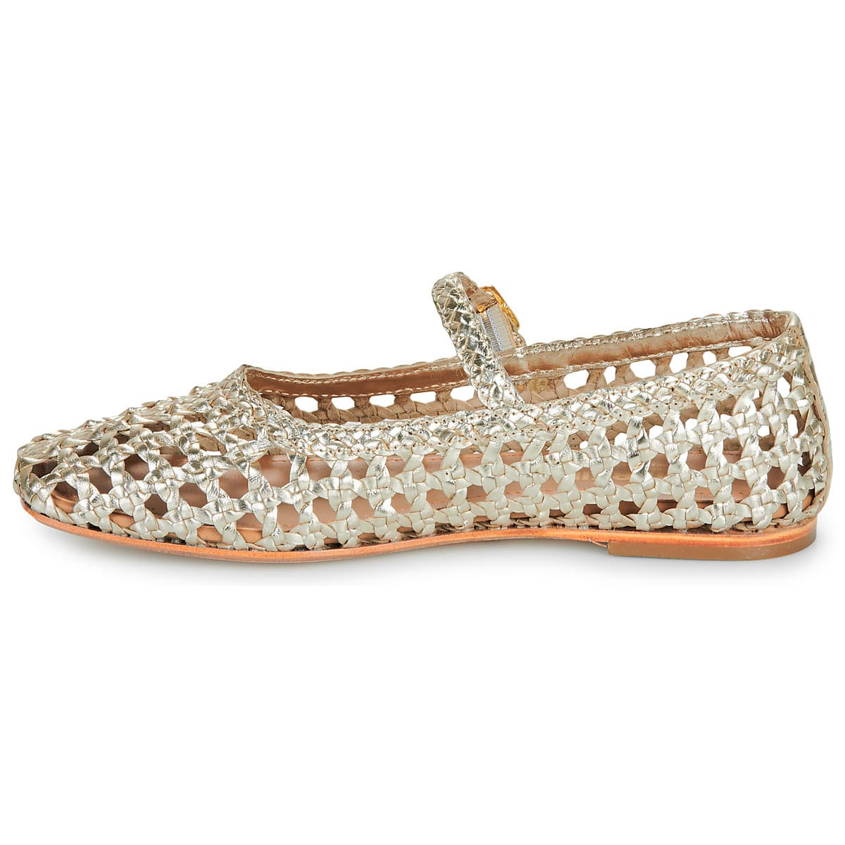 Women's Ballet Flats JB Martin Gold