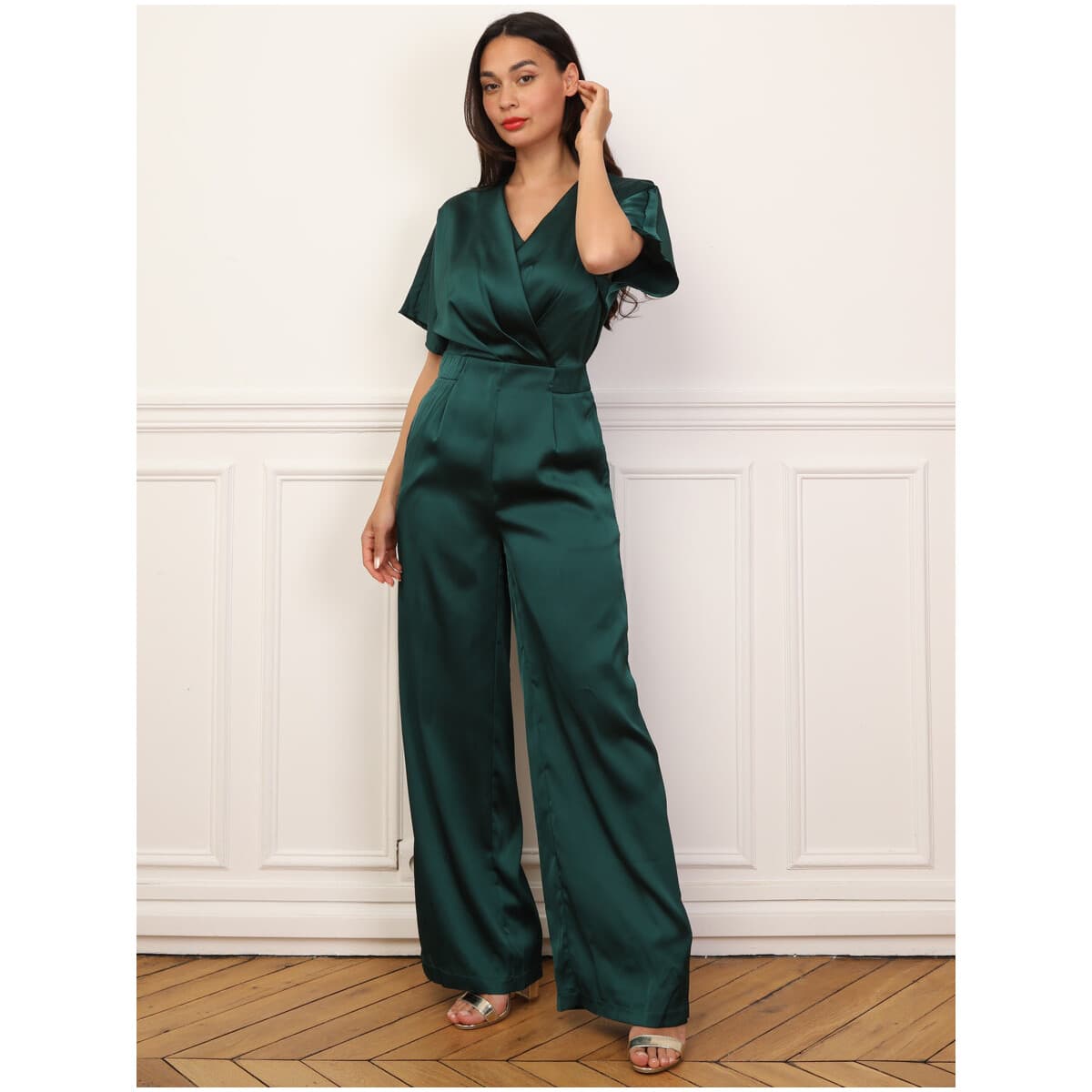 Women's Jumpsuits La Modeuse Green