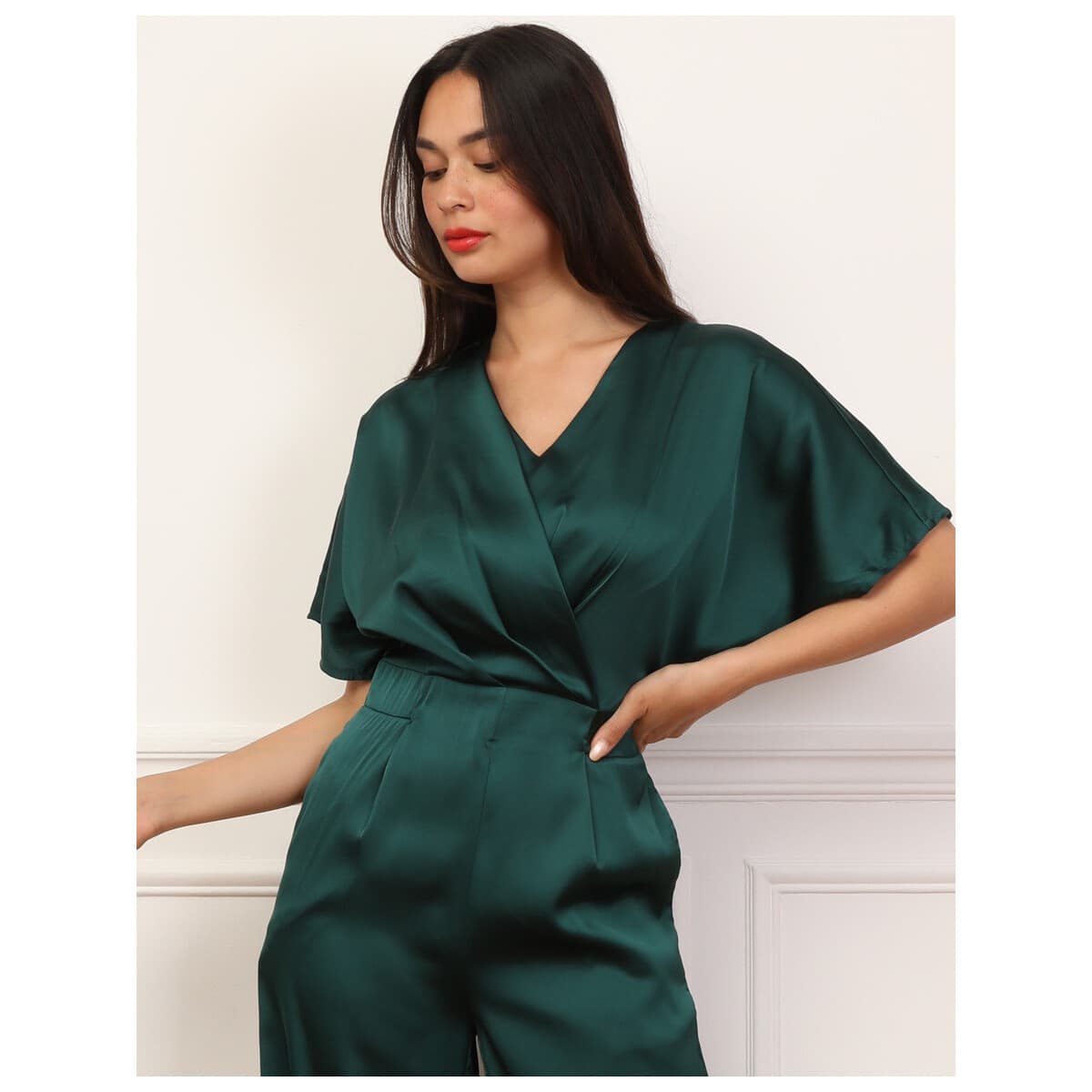 Women's Jumpsuits La Modeuse Green