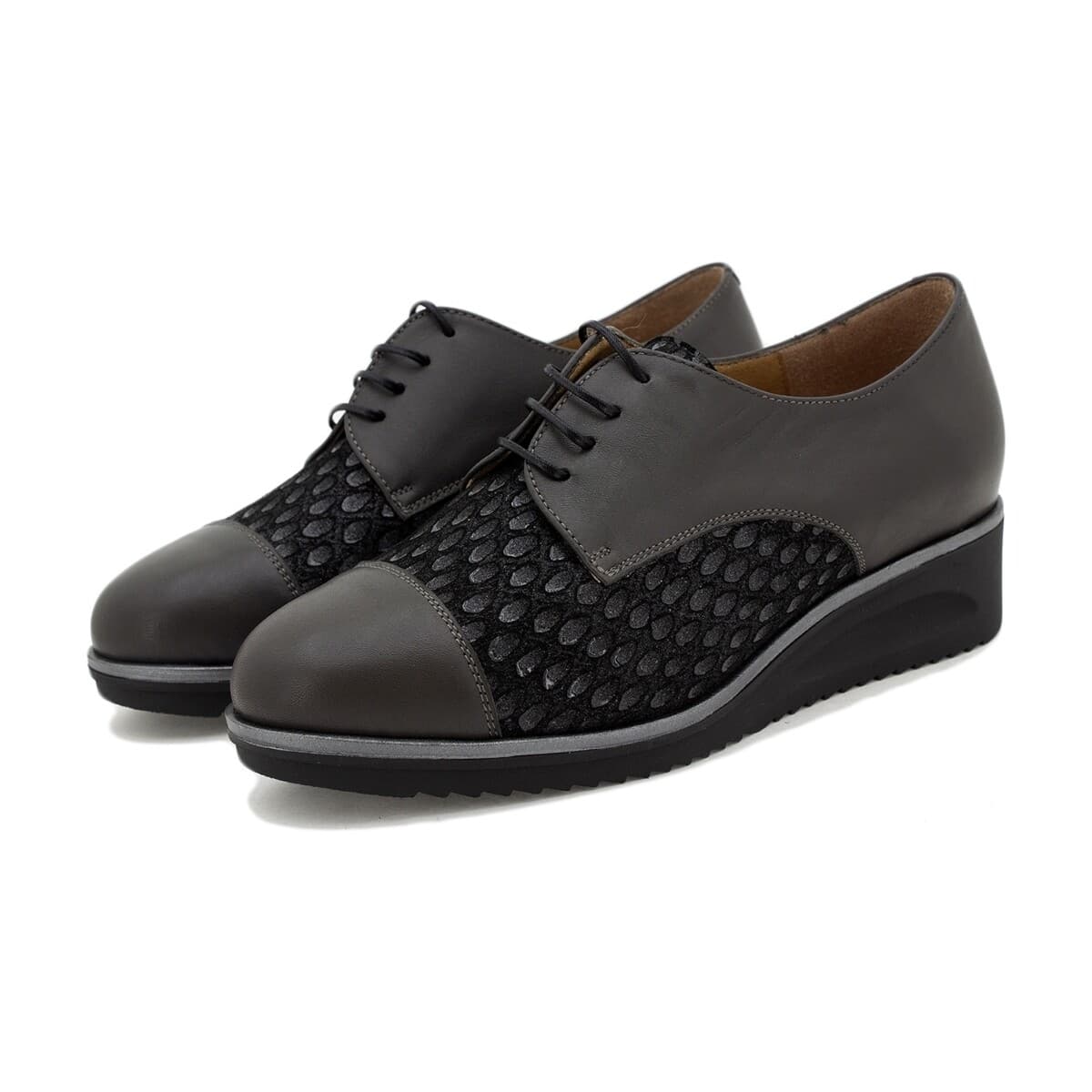 Women's Derby Shoes Gasymar Gray