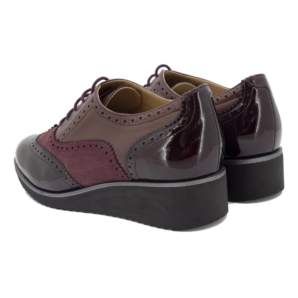 Women's Derby Shoes Gasymar Bordeaux
