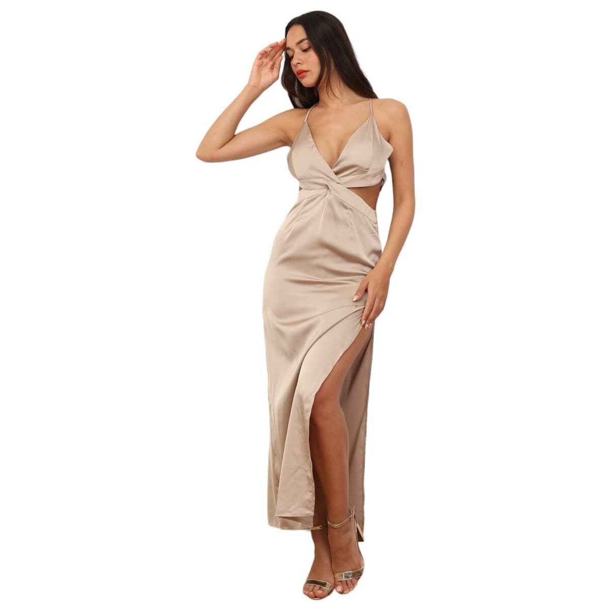 Women's Dresses La Modeuse Gold