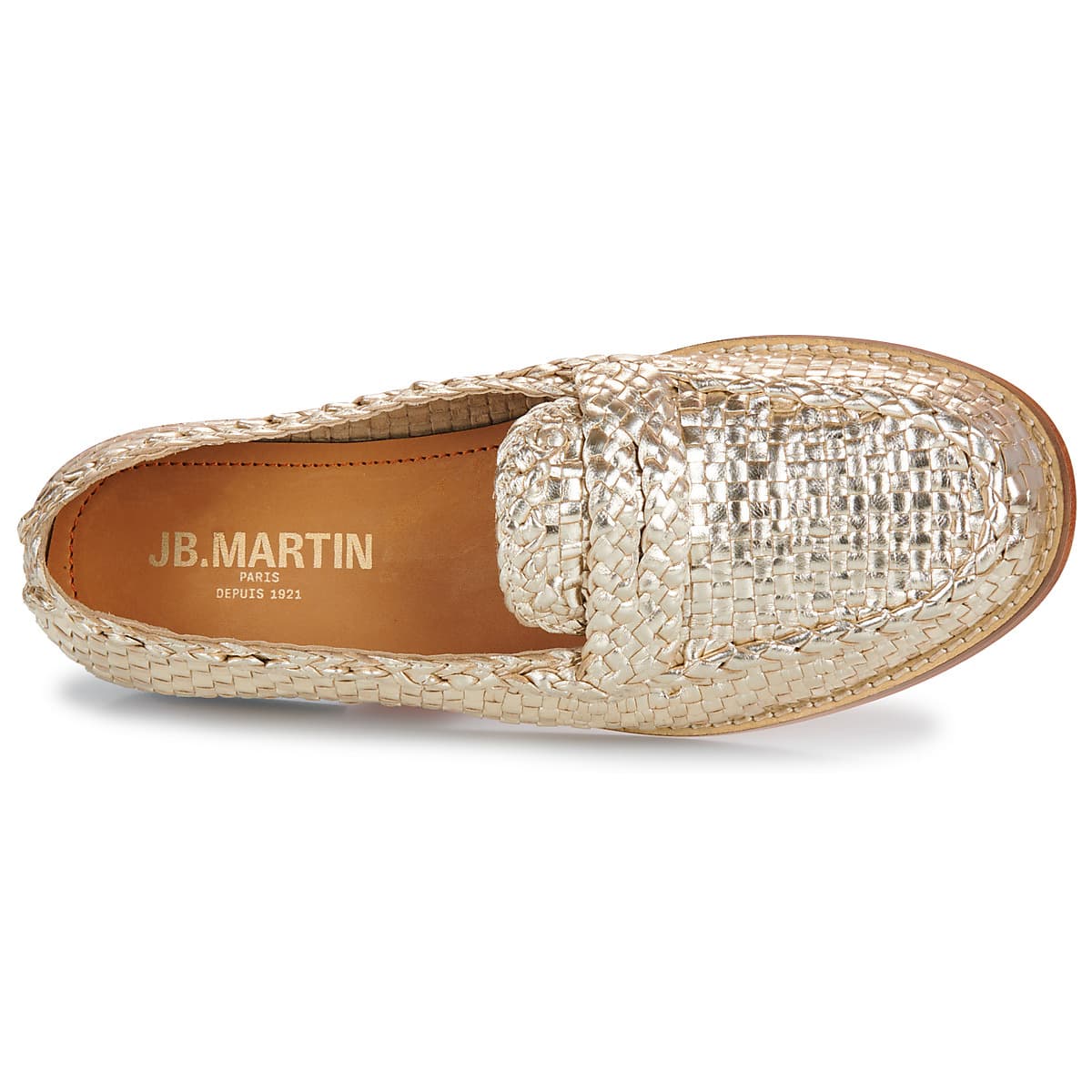 Women's Loafers JB Martin Gold