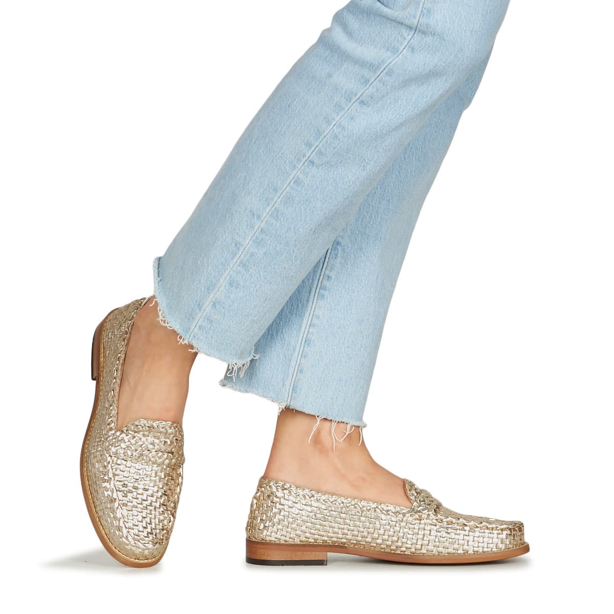 Women's Loafers JB Martin Gold