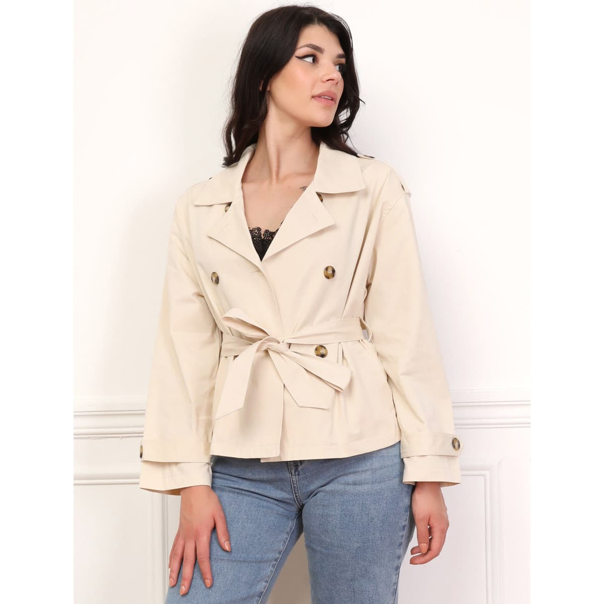 Women's Coats La Modeuse Beige