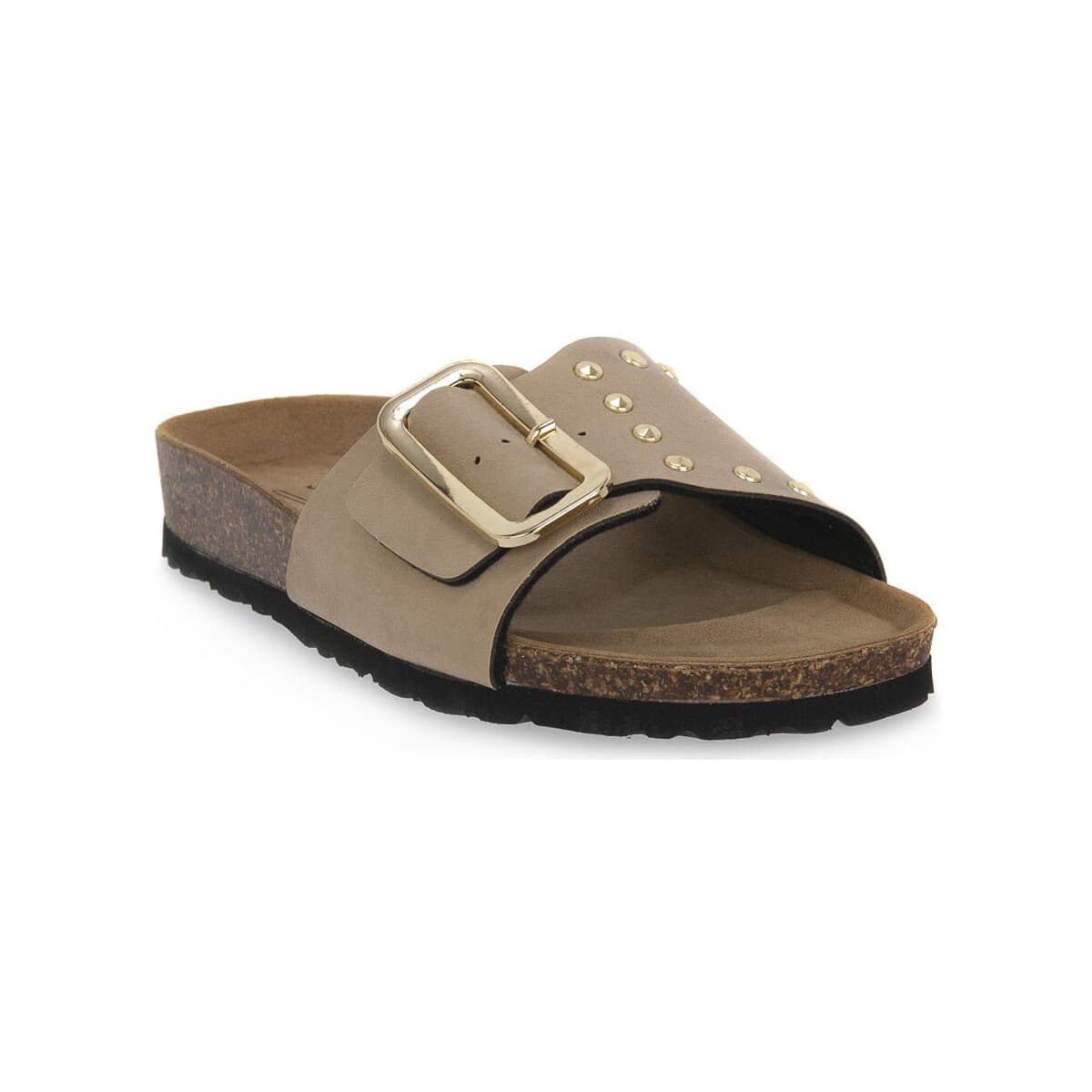 Women's Mules Gold Star Beige