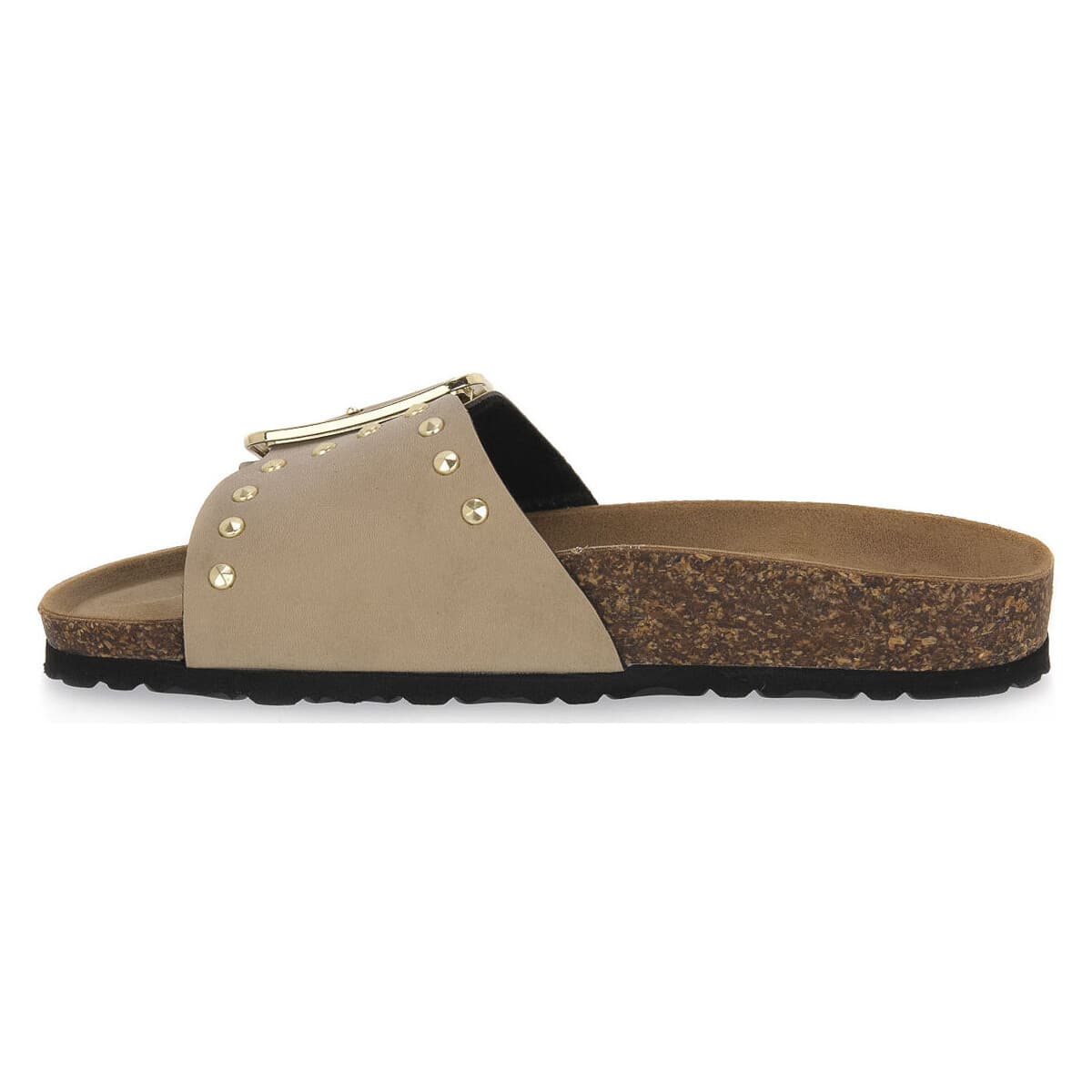 Women's Mules Gold Star Beige