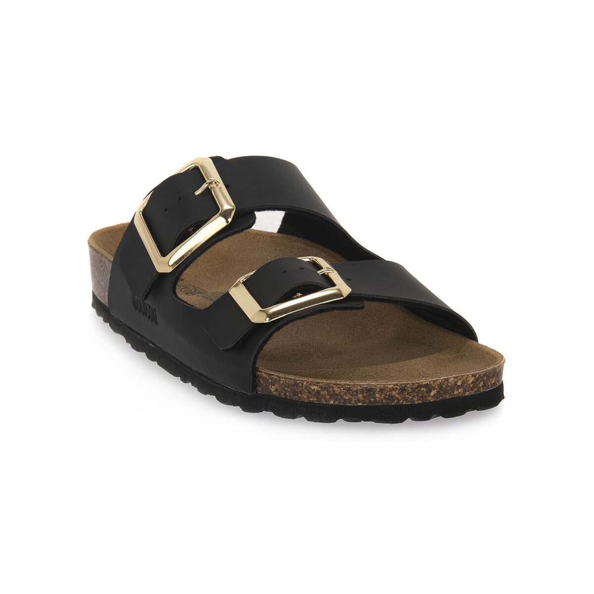 Women's Mules Gold Star Black