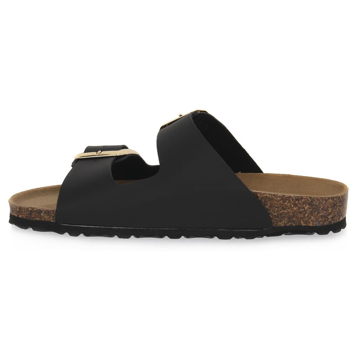 Women's Mules Gold Star Black