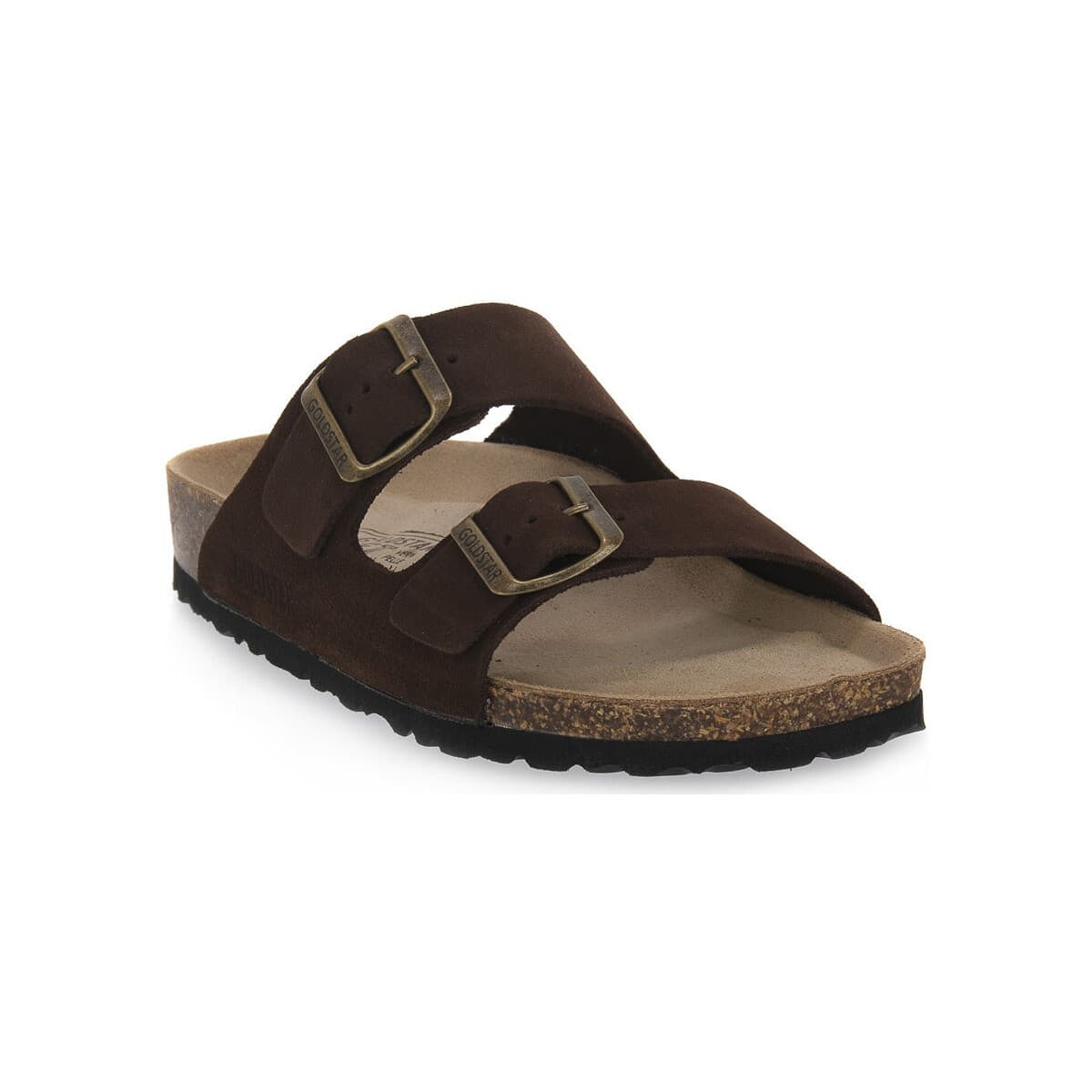Women's Mules Gold Star Brown