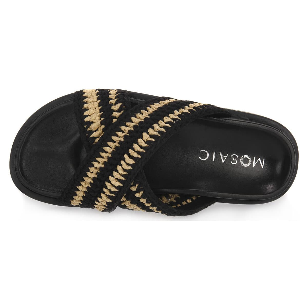 Women's Mules Mosaic Black