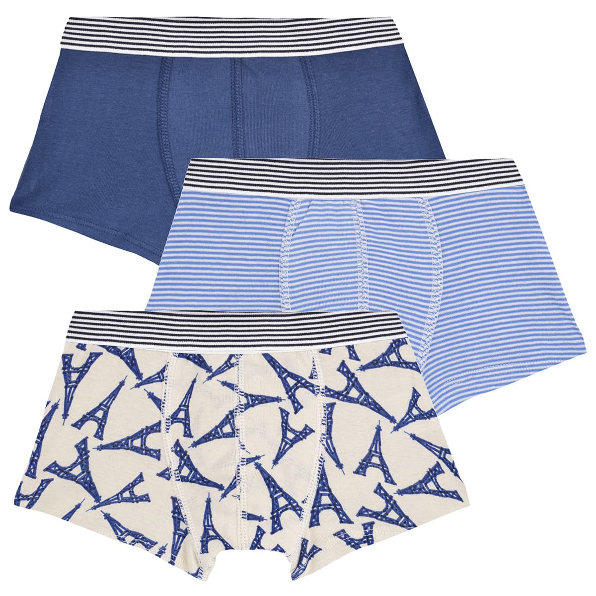 Boxer Petit Bateau LOT BOXER X3