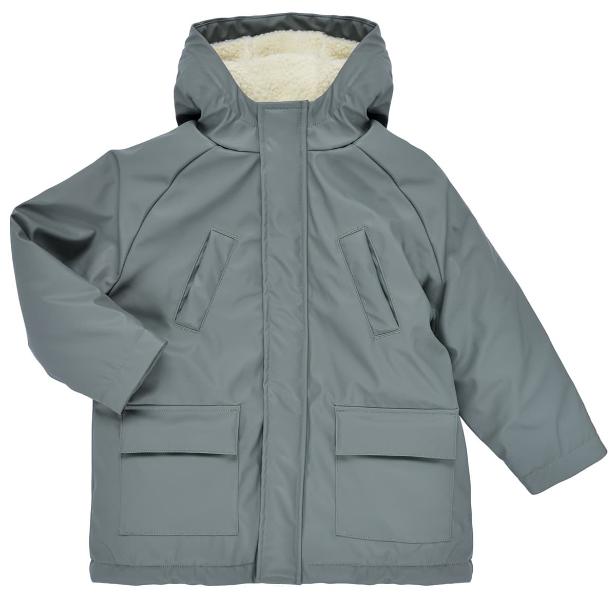 Boys' Parkas Petit Bateau Gray