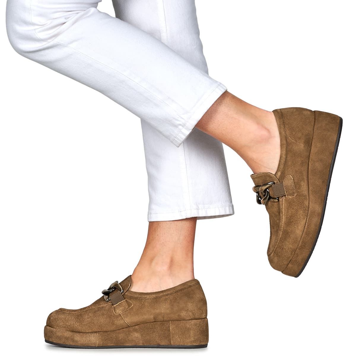 Women's Loafers Adige Brown