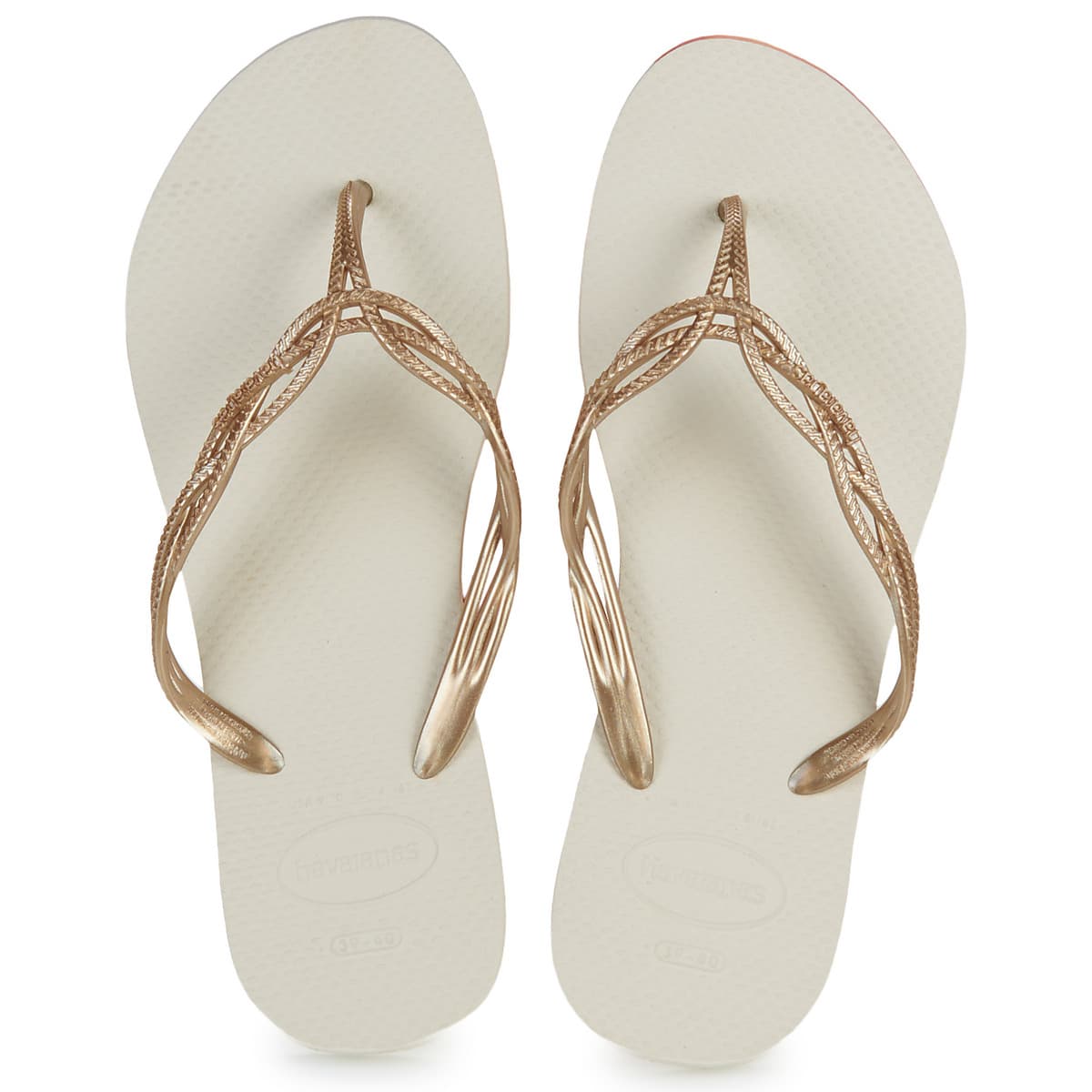 Women's Flip Flops Havaianas Gold