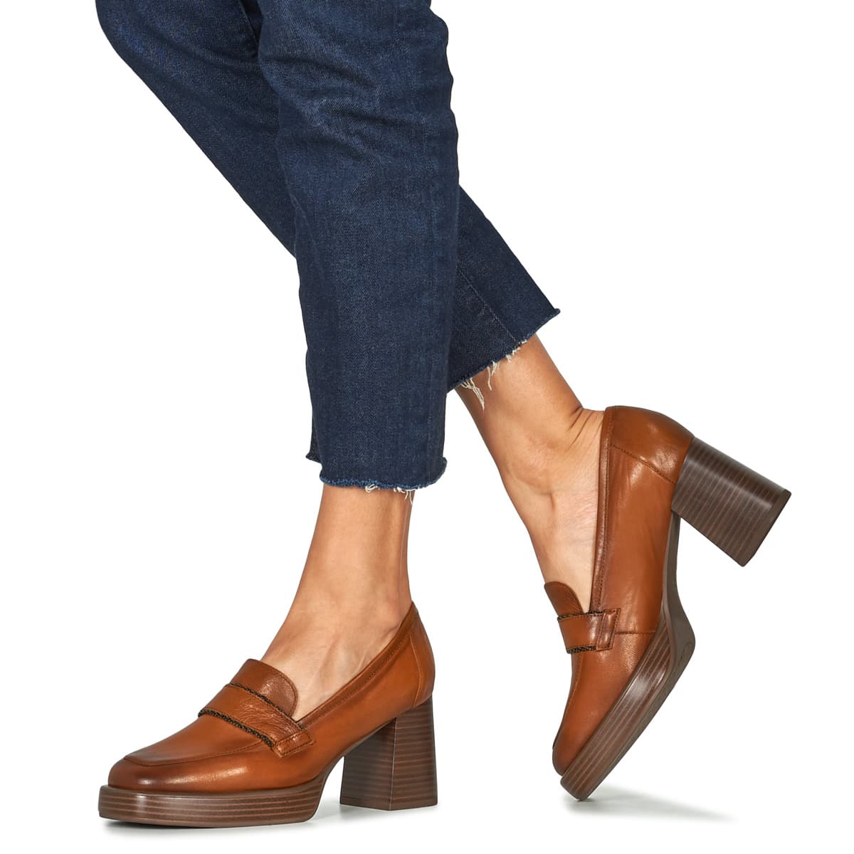 Women's Loafers Mam'Zelle Brown