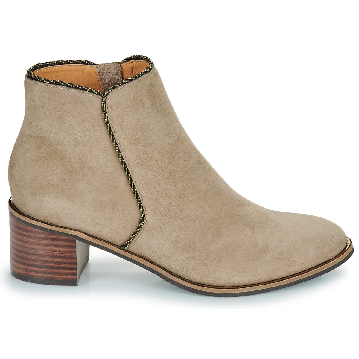 Women's Ankle Boots Mam'Zelle Brown
