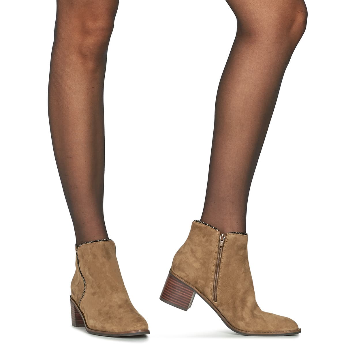 Women's Ankle Boots Mam'Zelle Brown