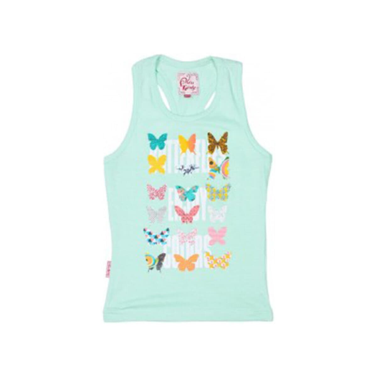 Girls' Sleeveless Tops Miss Girly Green