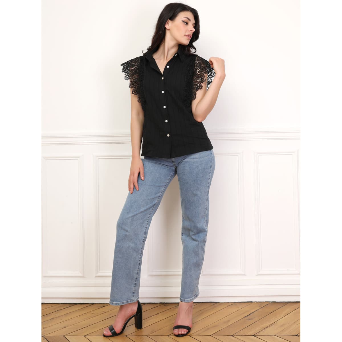 Women's Shirts La Modeuse Black