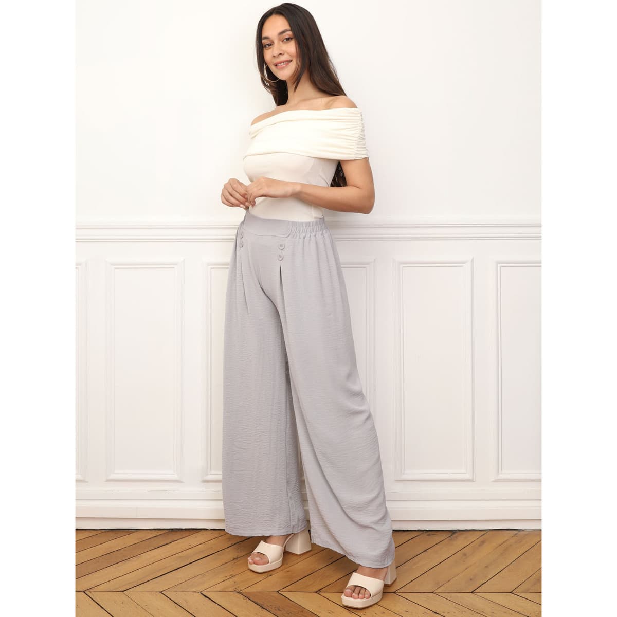 Women's Pants La Modeuse Gray