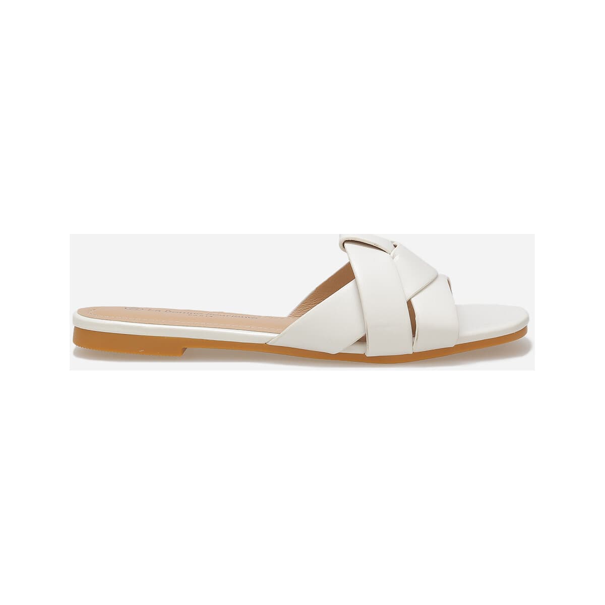 Women's Flip Flops La Modeuse White