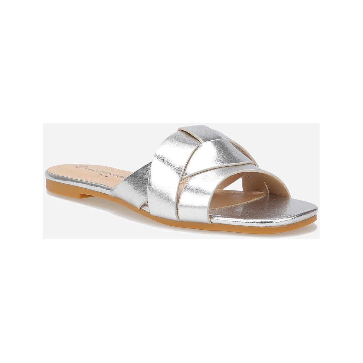 Women's Flip Flops La Modeuse Silver
