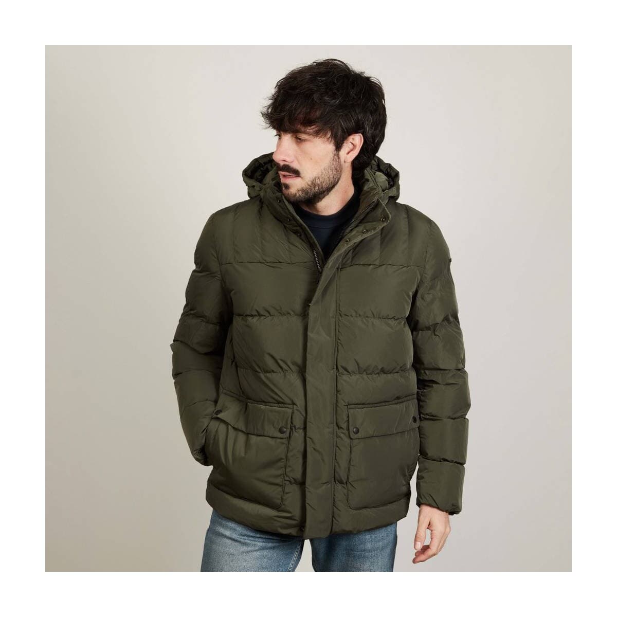 Men's Coats Geox Green