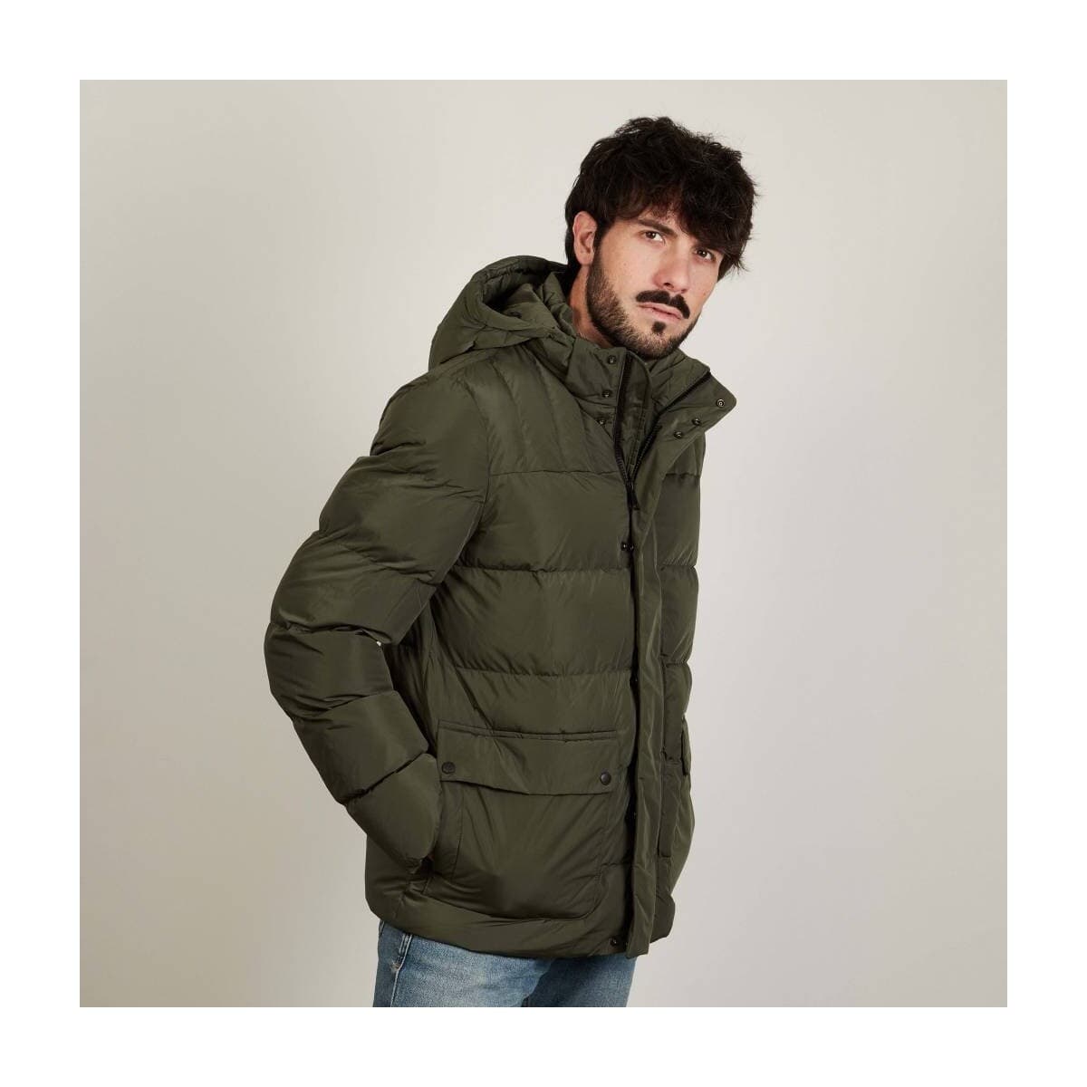 Men's Coats Geox Green