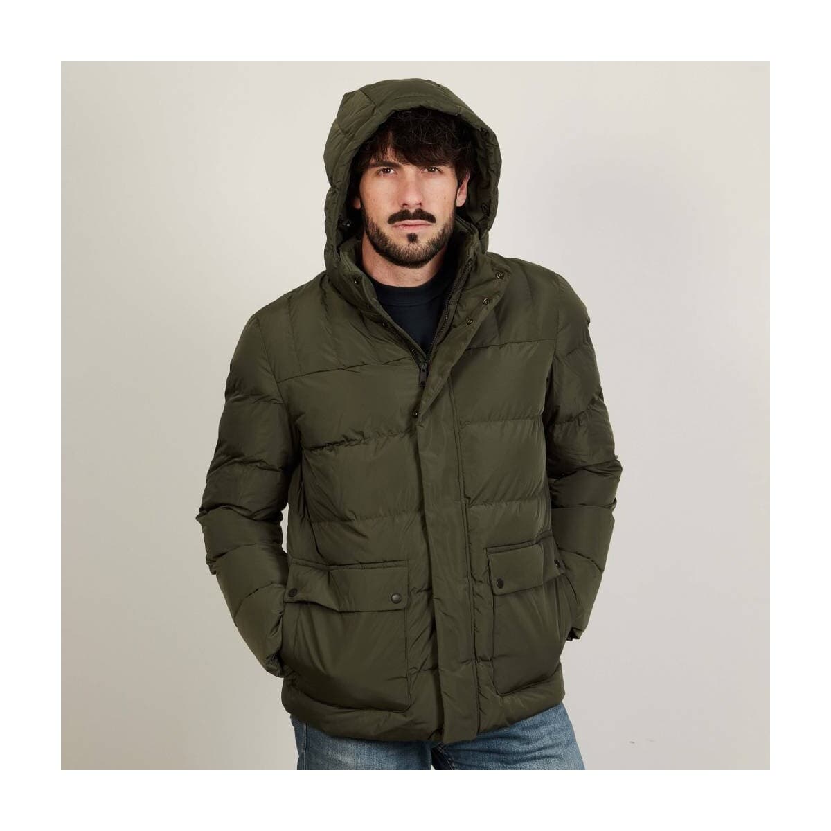 Men's Coats Geox Green