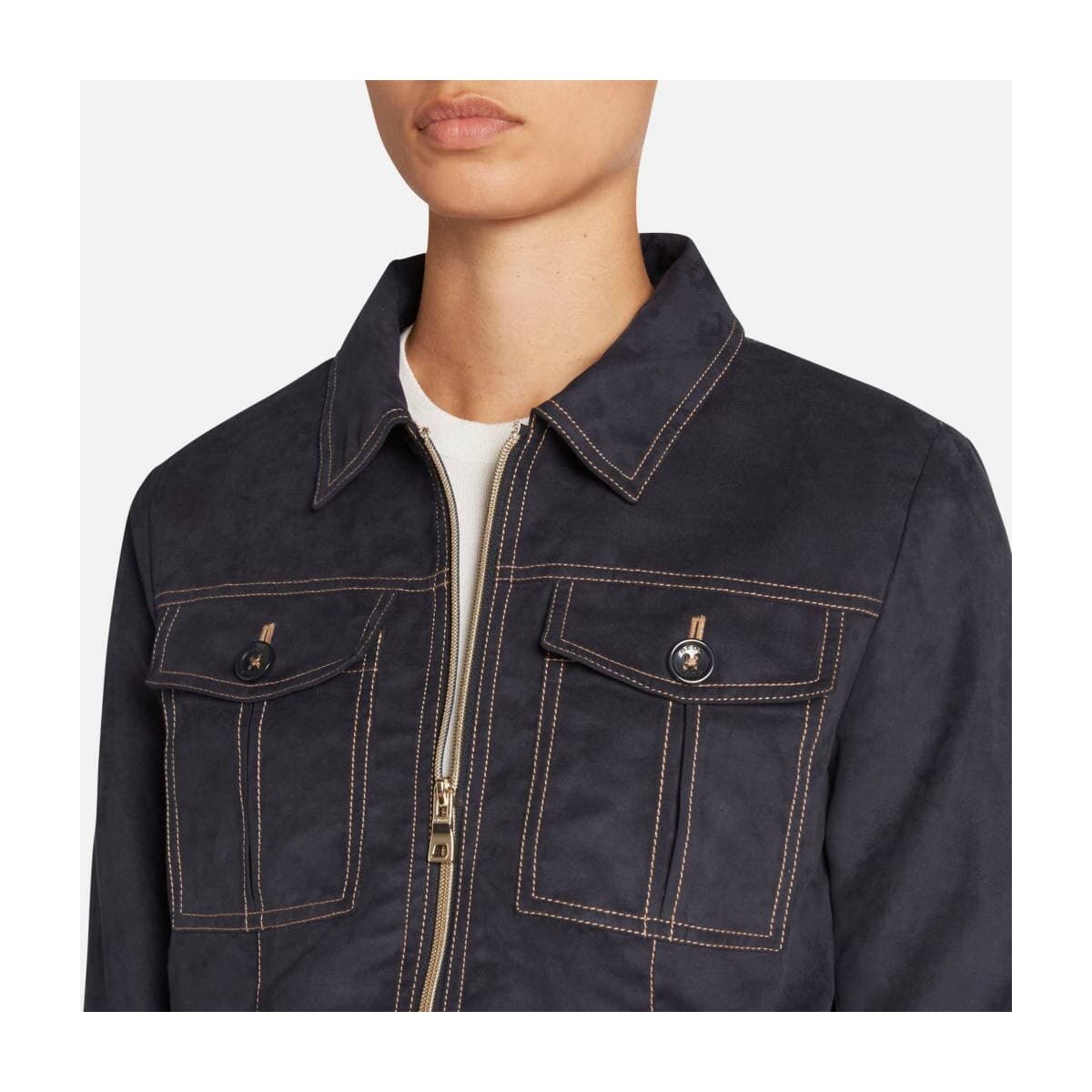 Women's Blazers Geox Blue