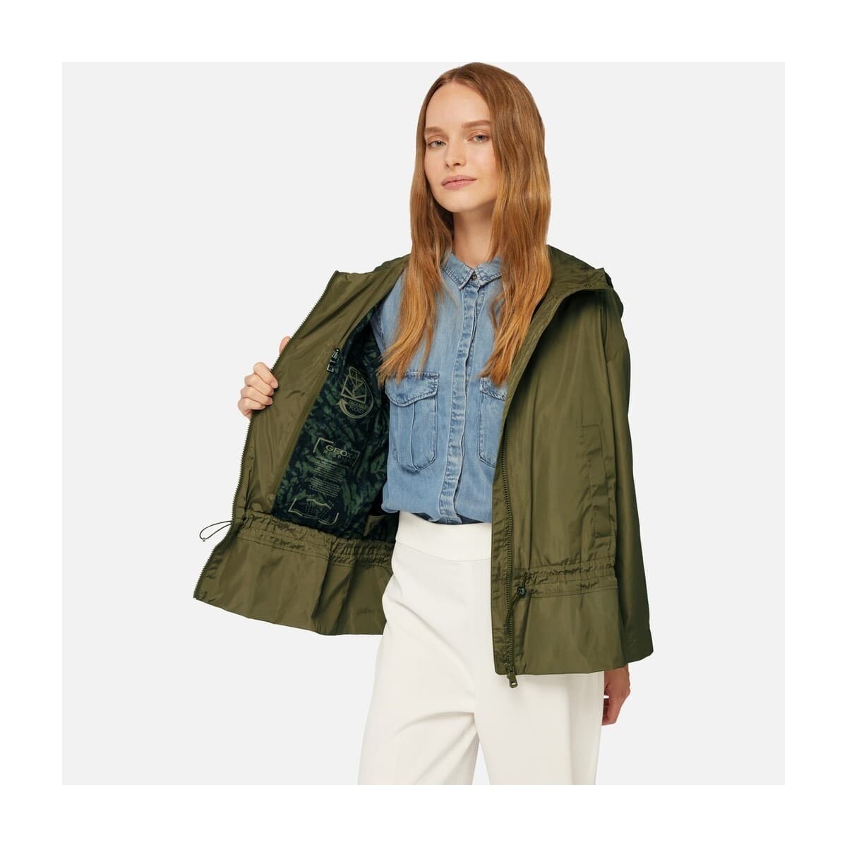 Women's Blazers Geox Green