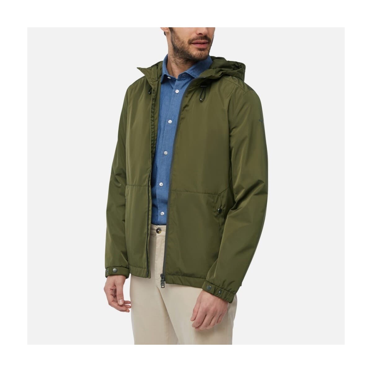 Men's Windbreakers Geox Green