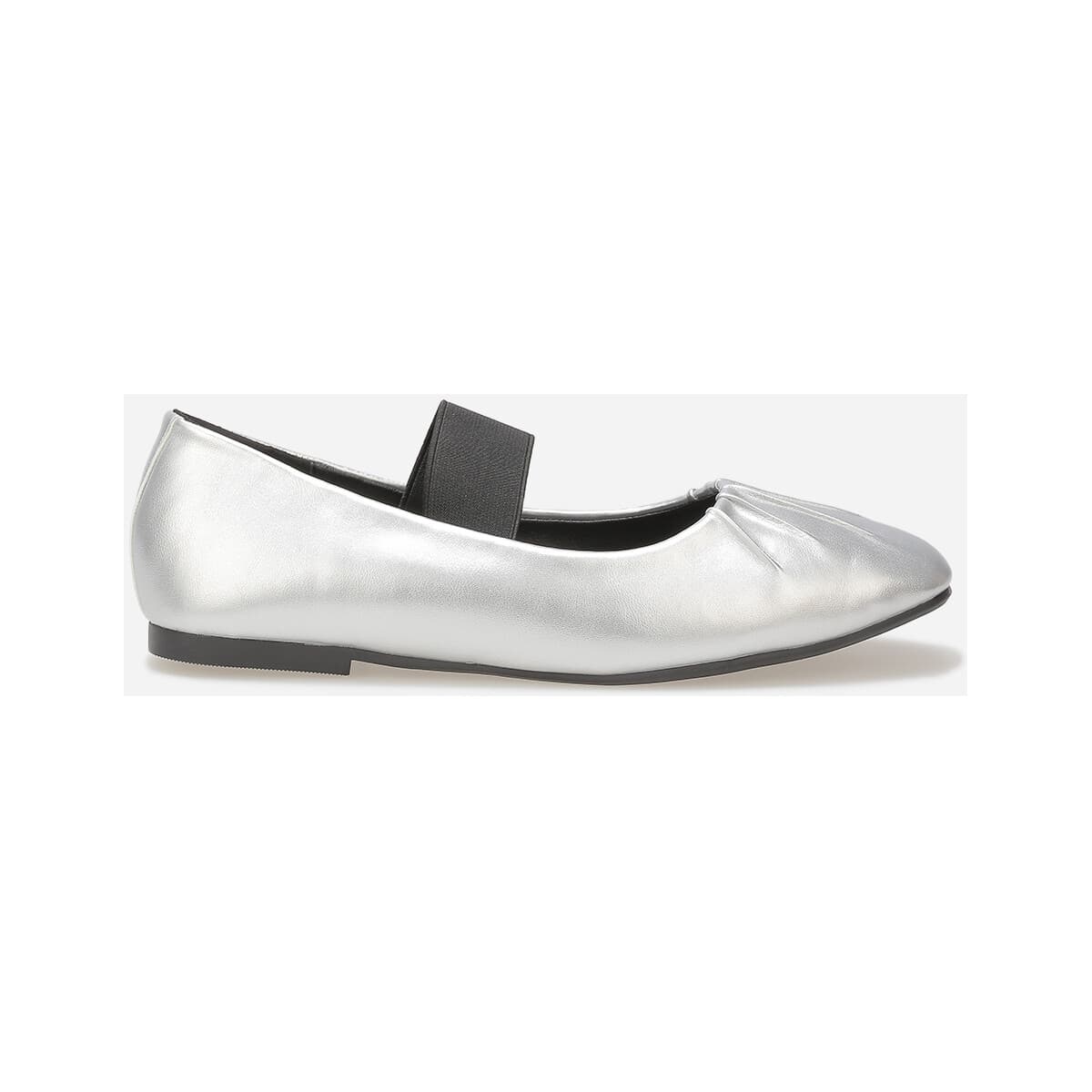 Women's Ballet Flats La Modeuse Silver
