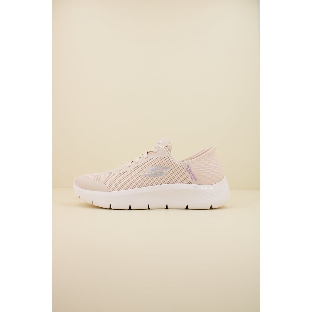 Women's Sports Shoes Skechers Beige