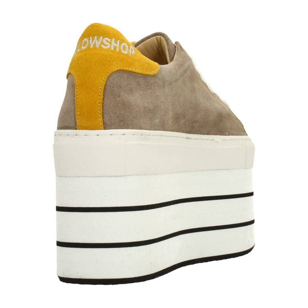 Women's Sneakers Yellow Brown