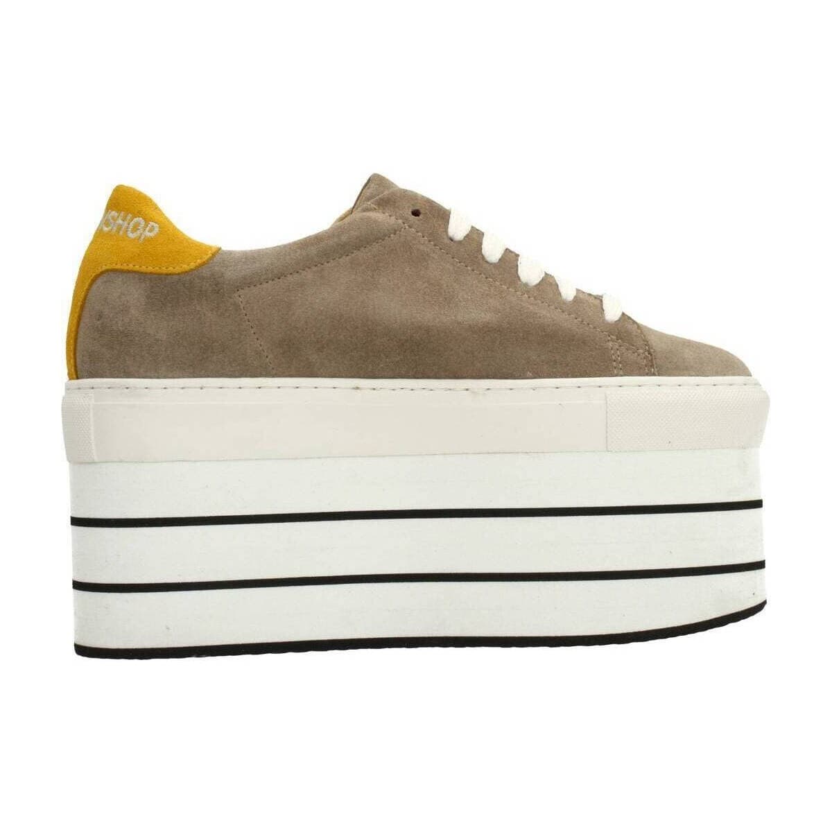 Women's Sneakers Yellow Brown