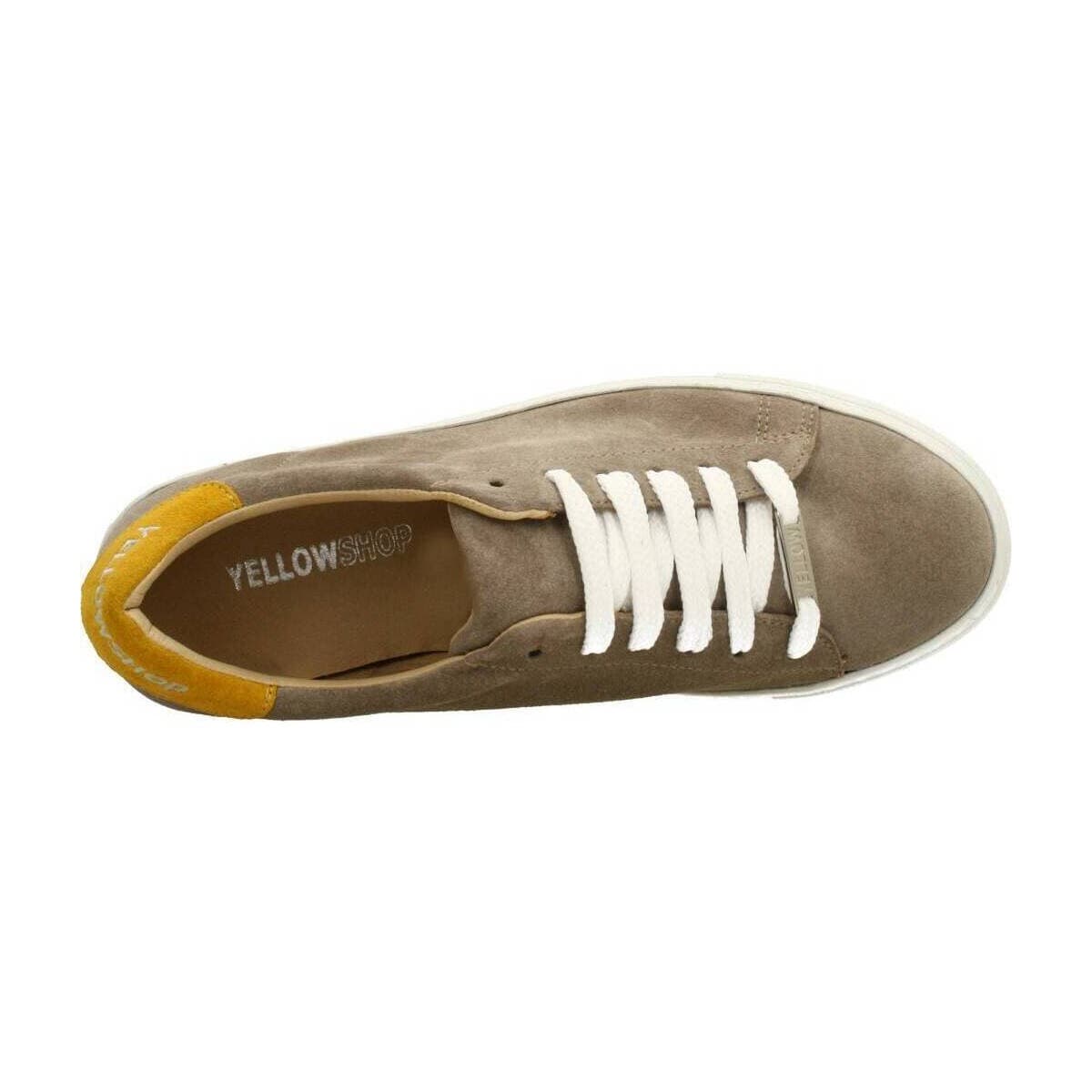 Women's Sneakers Yellow Brown