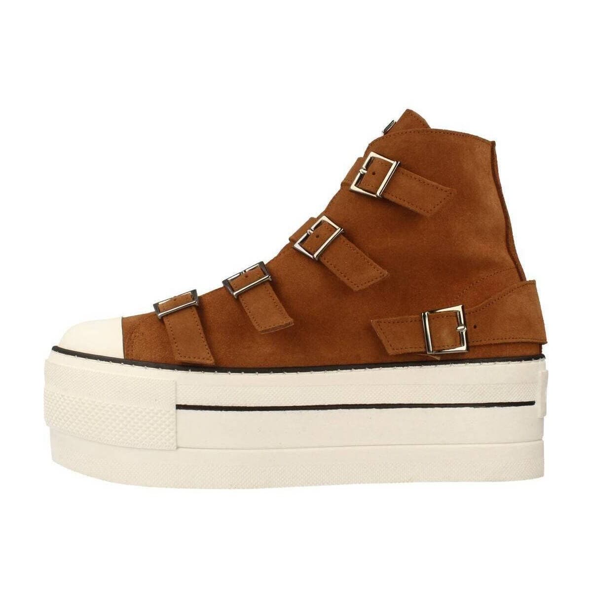 Women's Sneakers Yellow Brown