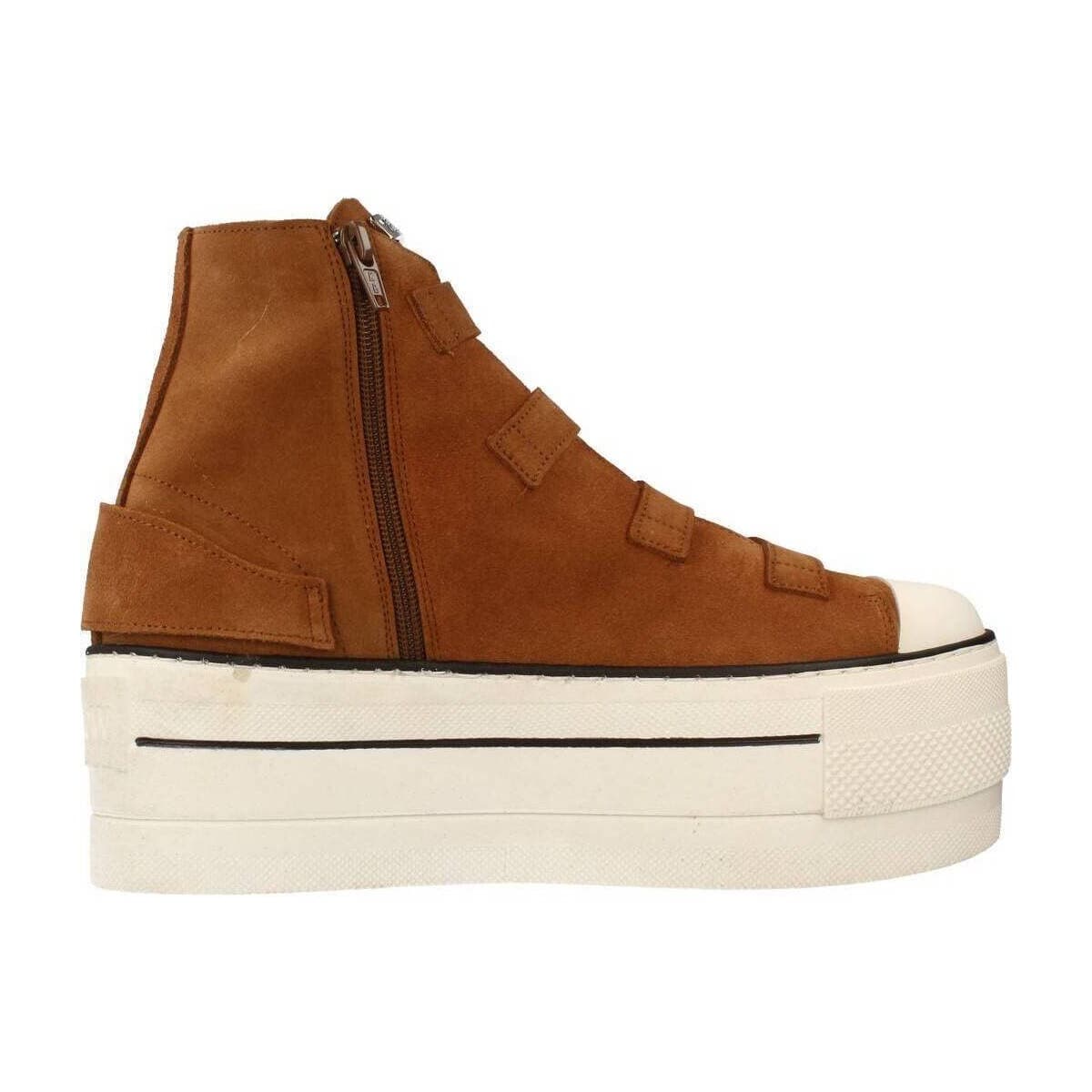 Women's Sneakers Yellow Brown
