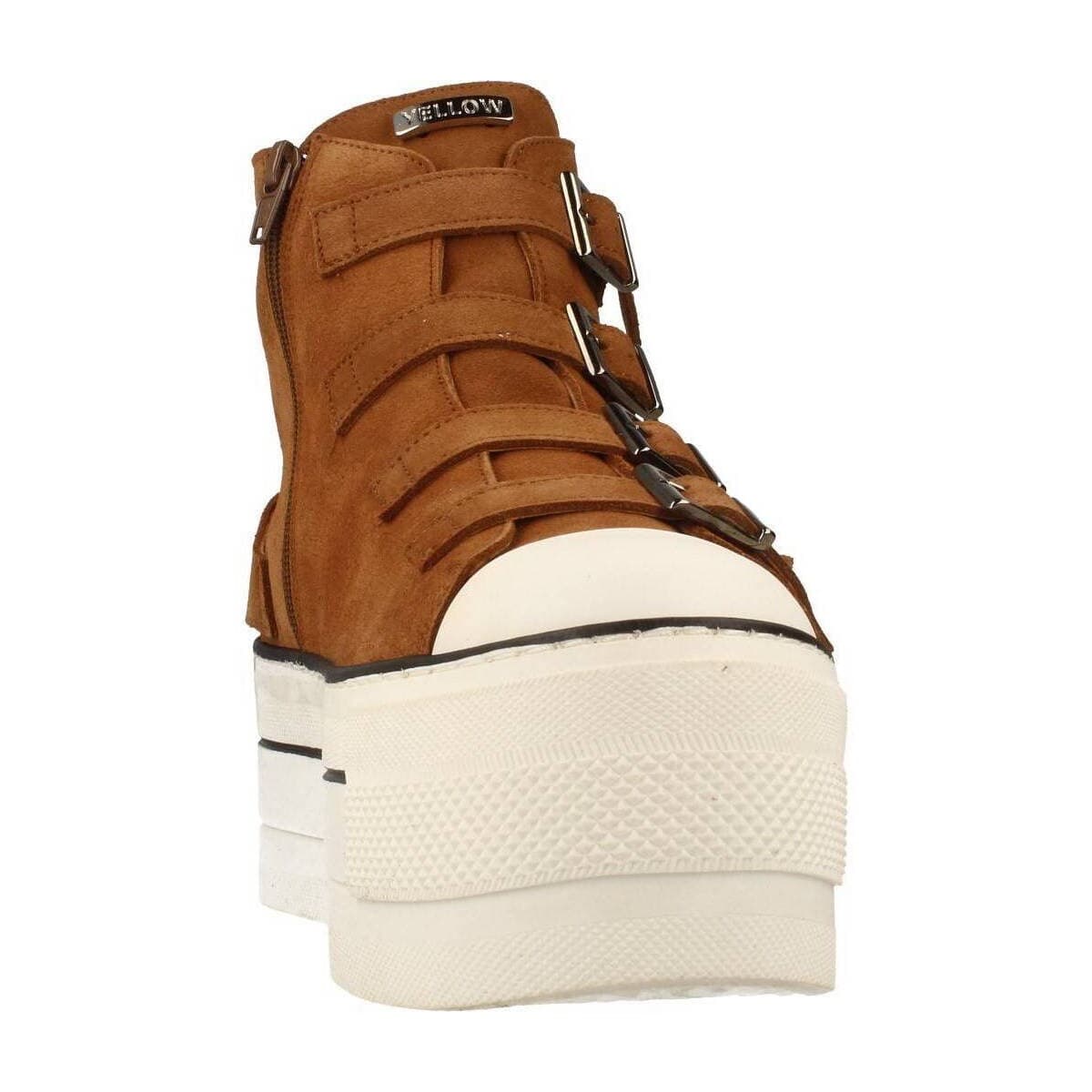 Women's Sneakers Yellow Brown