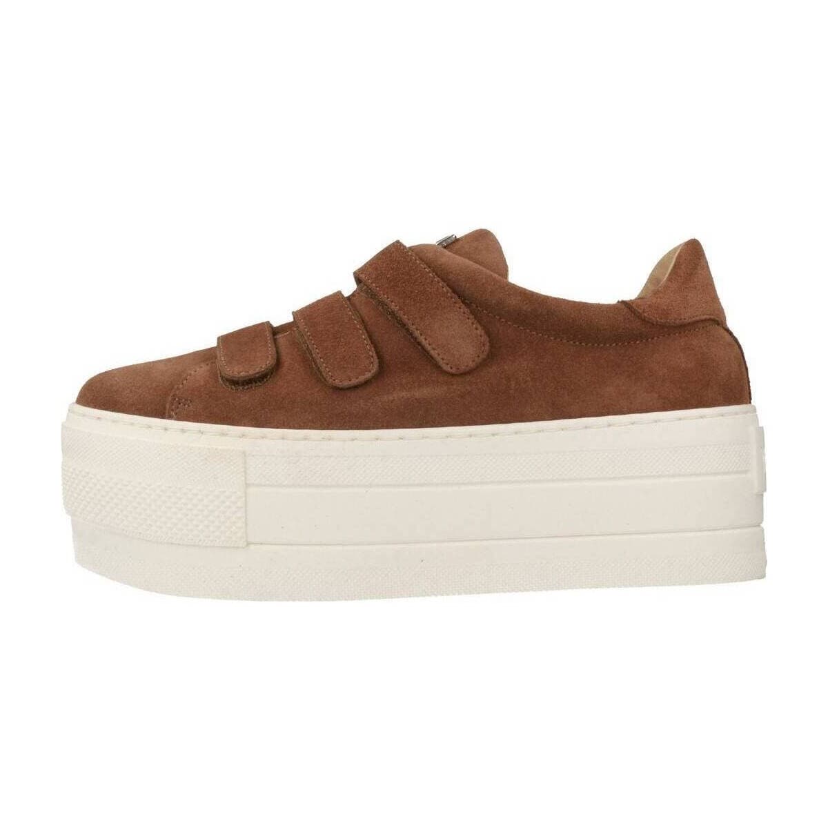 Women's Sneakers Yellow Brown