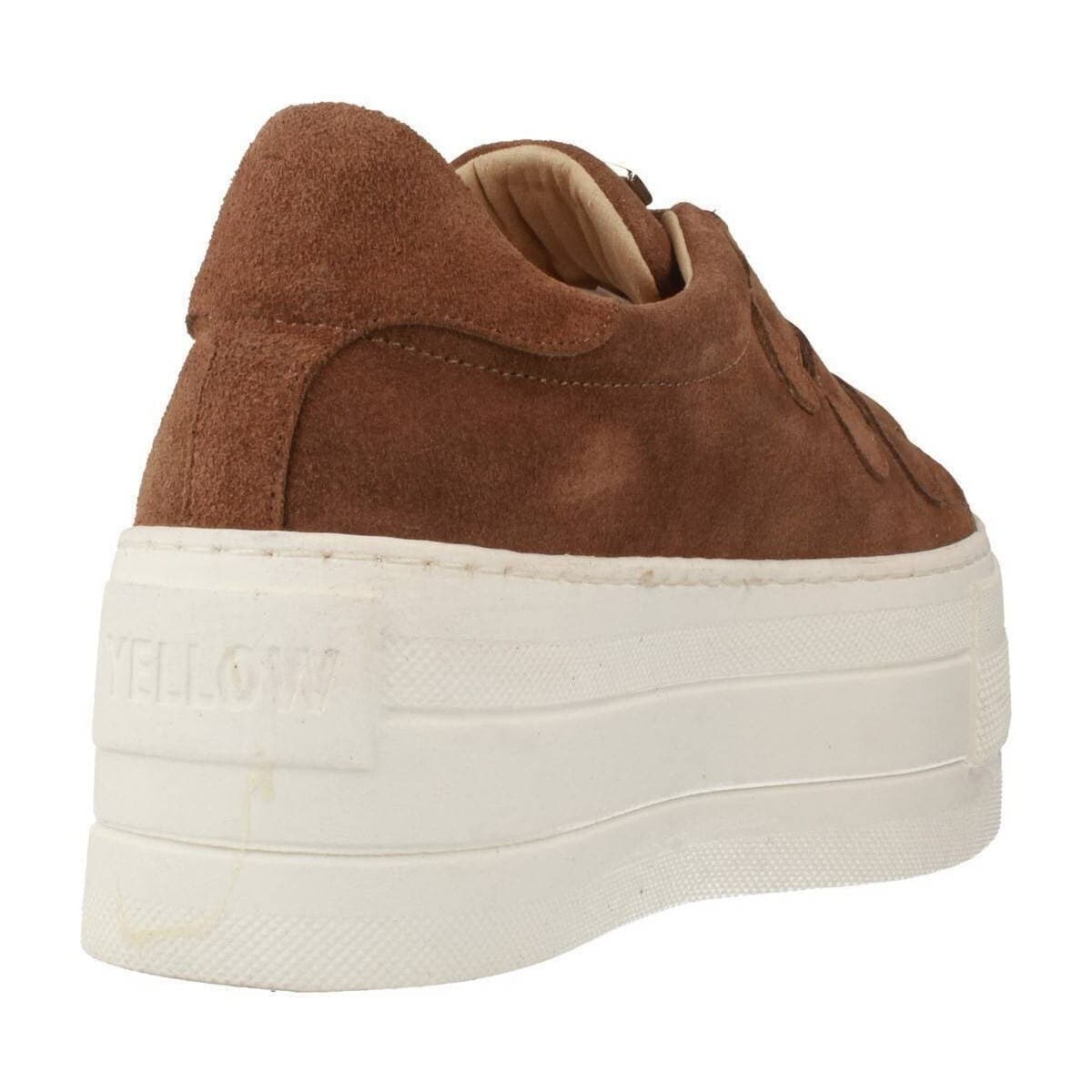 Women's Sneakers Yellow Brown