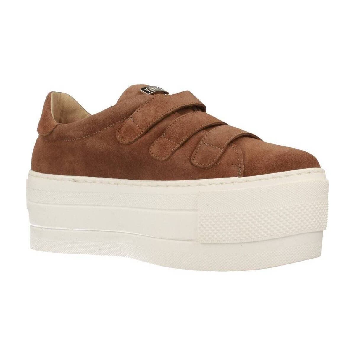 Women's Sneakers Yellow Brown